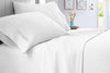 White microfiber sheet set