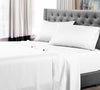 White microfiber sheet set