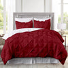 Burgundy Pinch Comforter