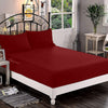 Burgundy Fitted Bed Sheets