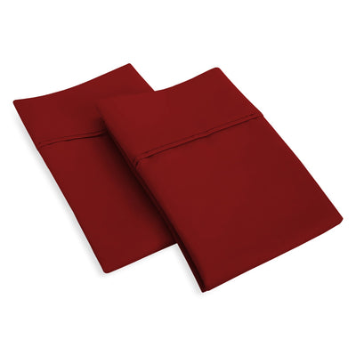 Cotton Burgundy Pillow covers