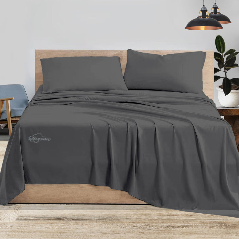 Dark Grey Bed Sheet