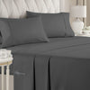 Dark Grey Flat Bed Sheet