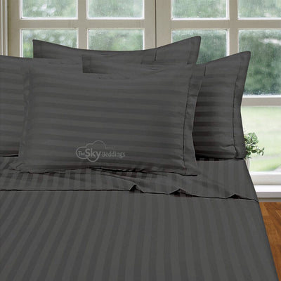 Gray Striped Duvet Covers