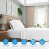 Luxury White Bed Sheets