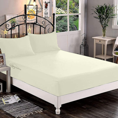 Ivory Fitted Bed Sheets