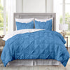 Mediterranean Blue Pinch Duvet Cover