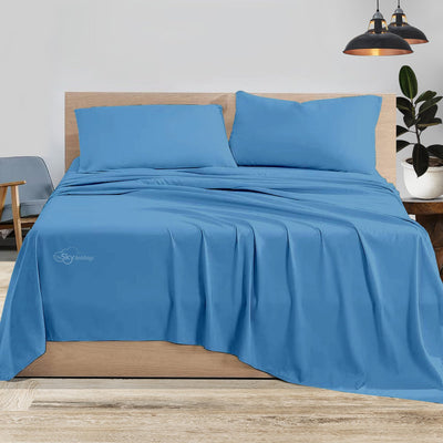 Mediterranean Blue Bed Sheets