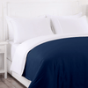 Navy Blue Reversible Duvet Cover