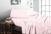 Pink microfiber sheet set