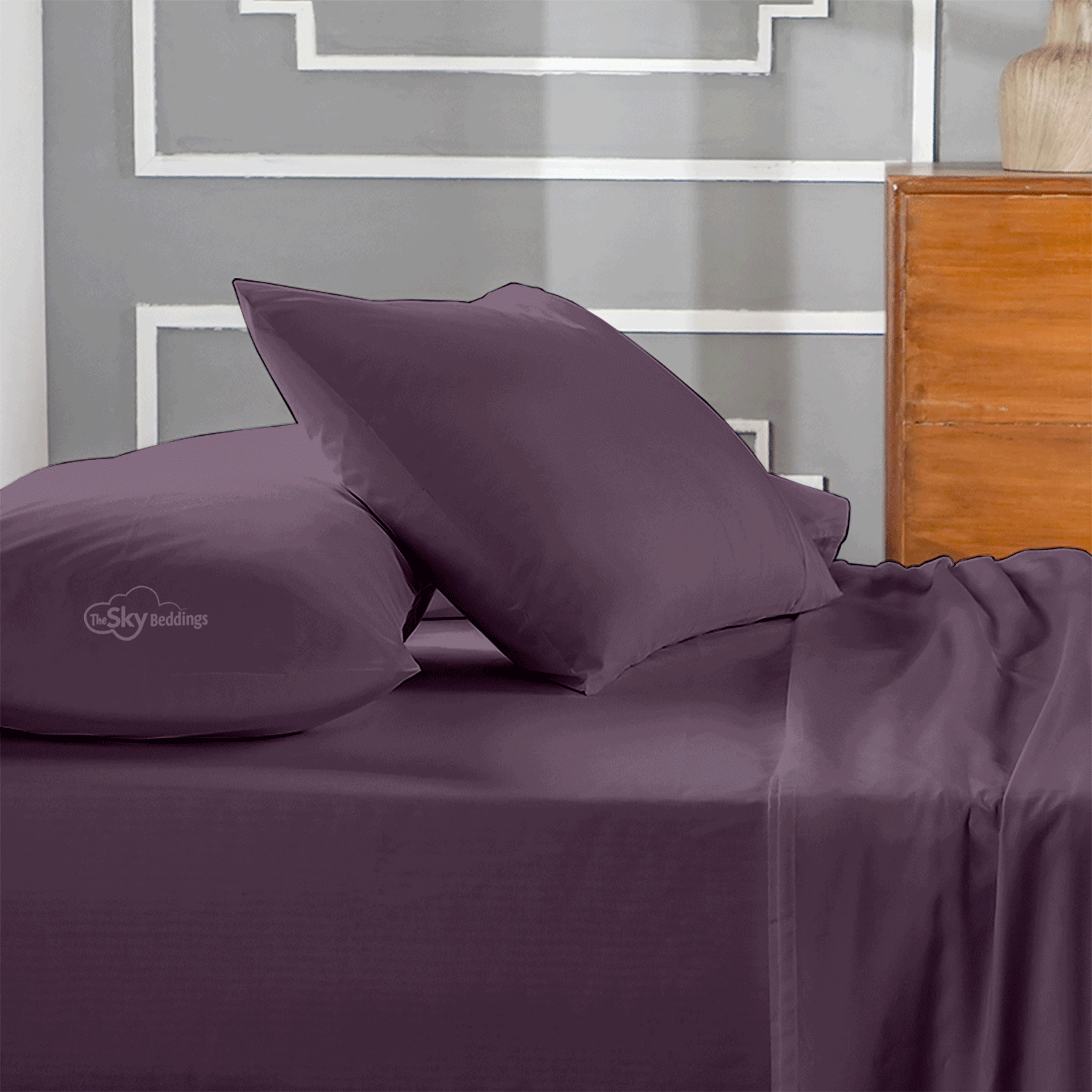 Plum Pillow covers