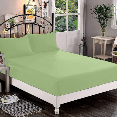 Luxury Sage Fitted Bed Sheet