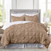 Taupe Pinch Duvet Cover