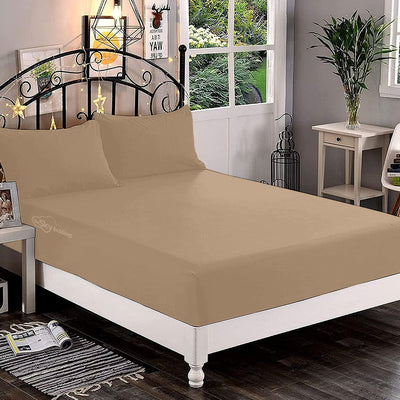 Taupe Fitted Bed Sheets