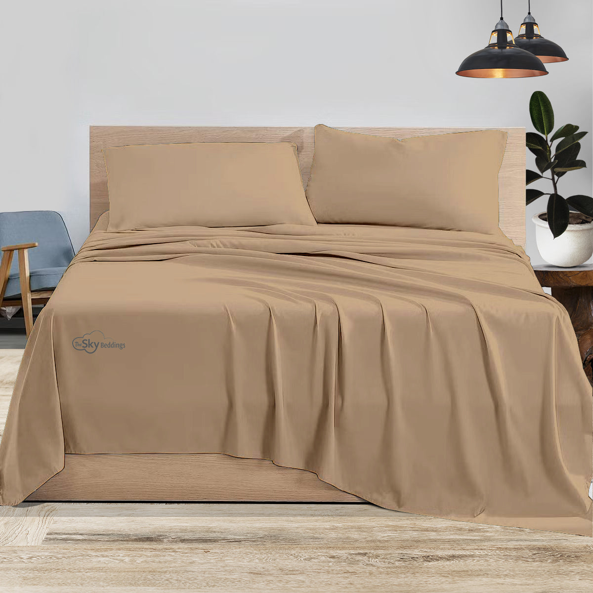 Taupe Bed Sheets