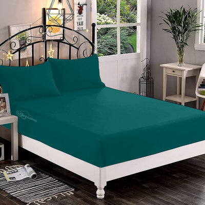 Teal Fitted Bed Sheets