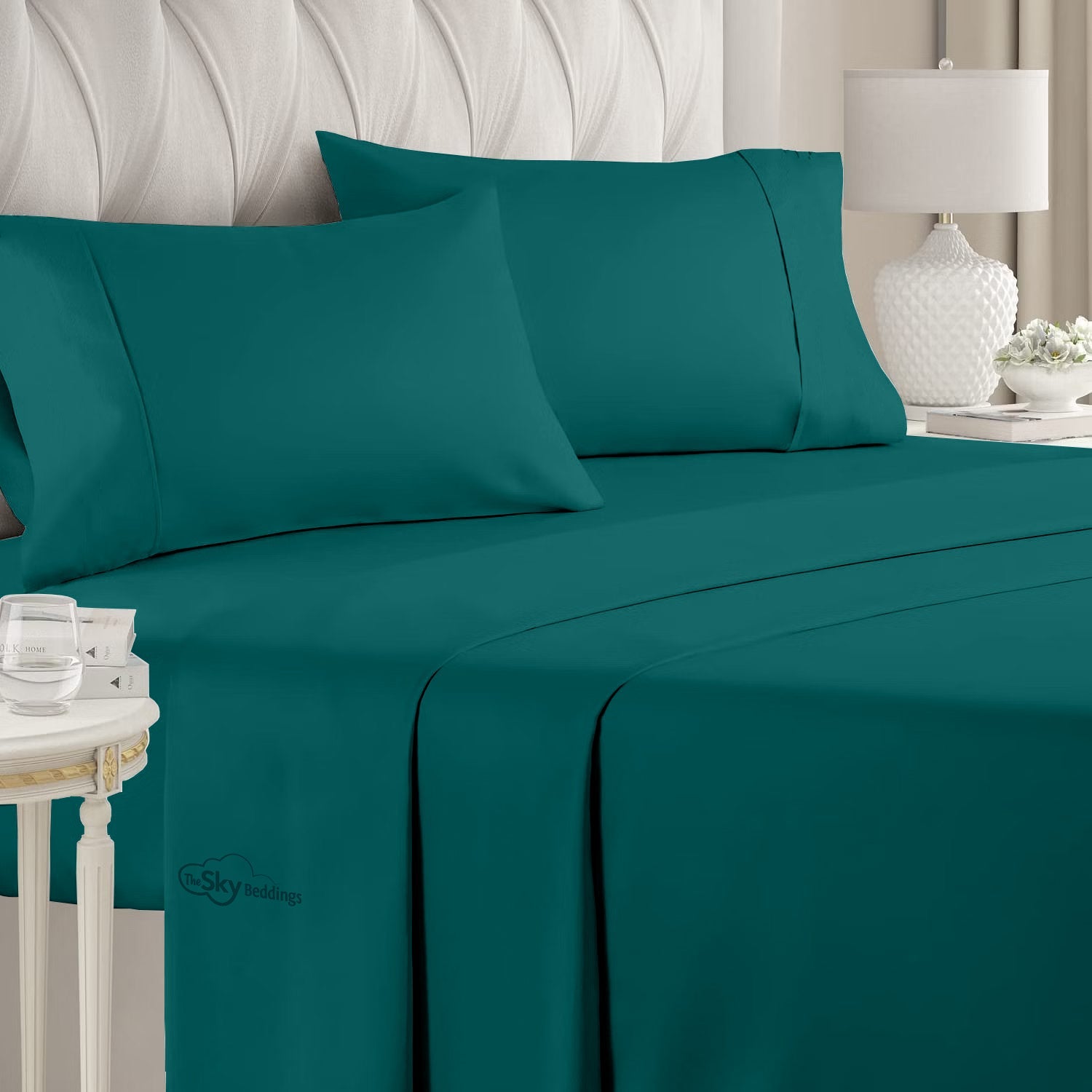 Teal Bed Sheet Set