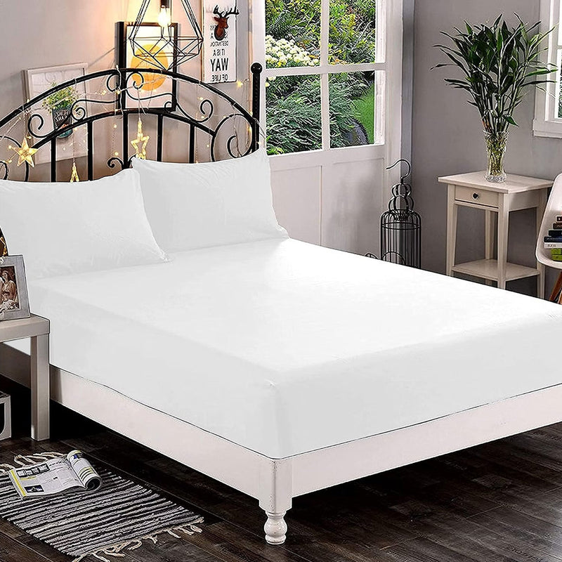 White Fitted Bed Sheet