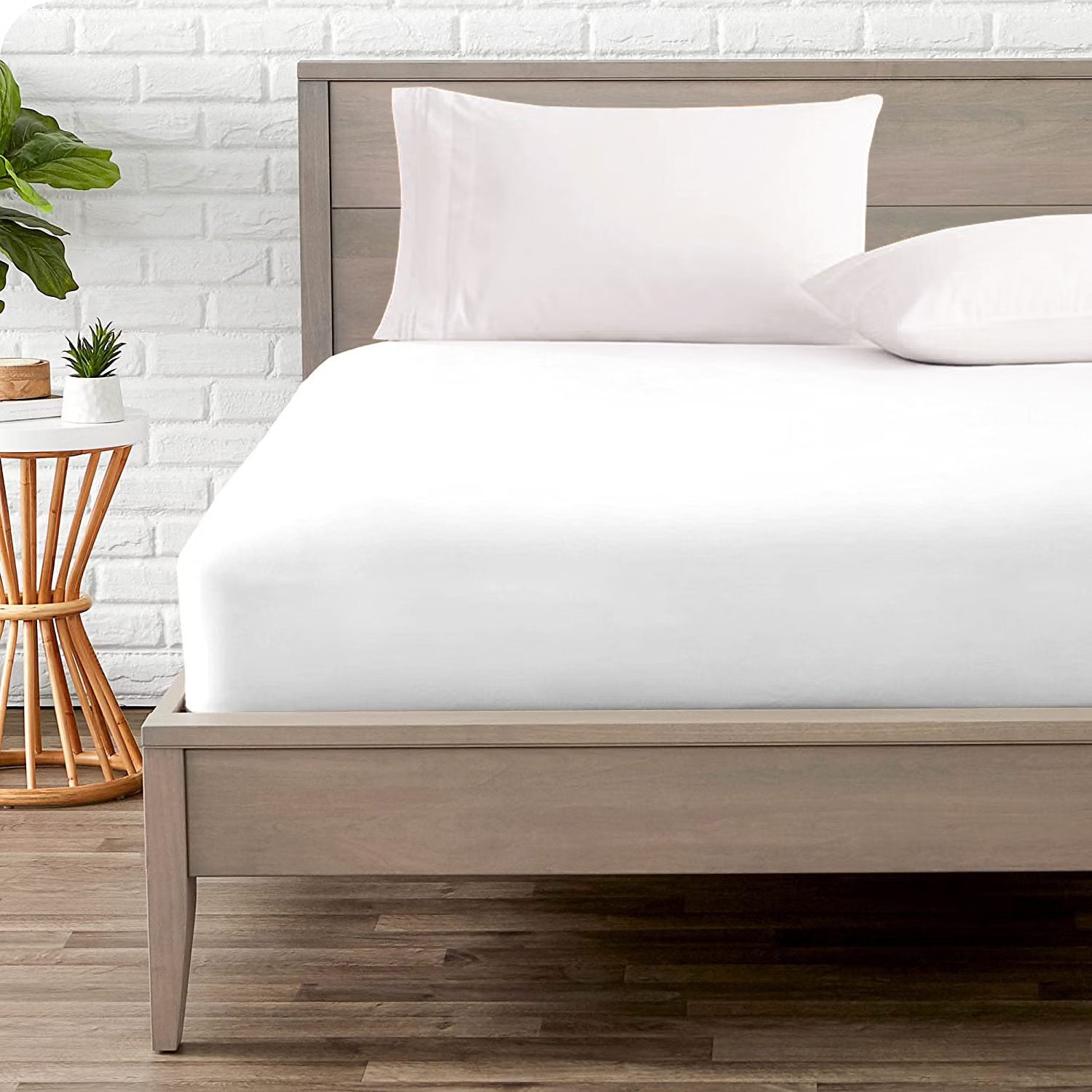 White Fitted Bed Sheet