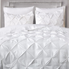 White Pinch Duvet Cover Set