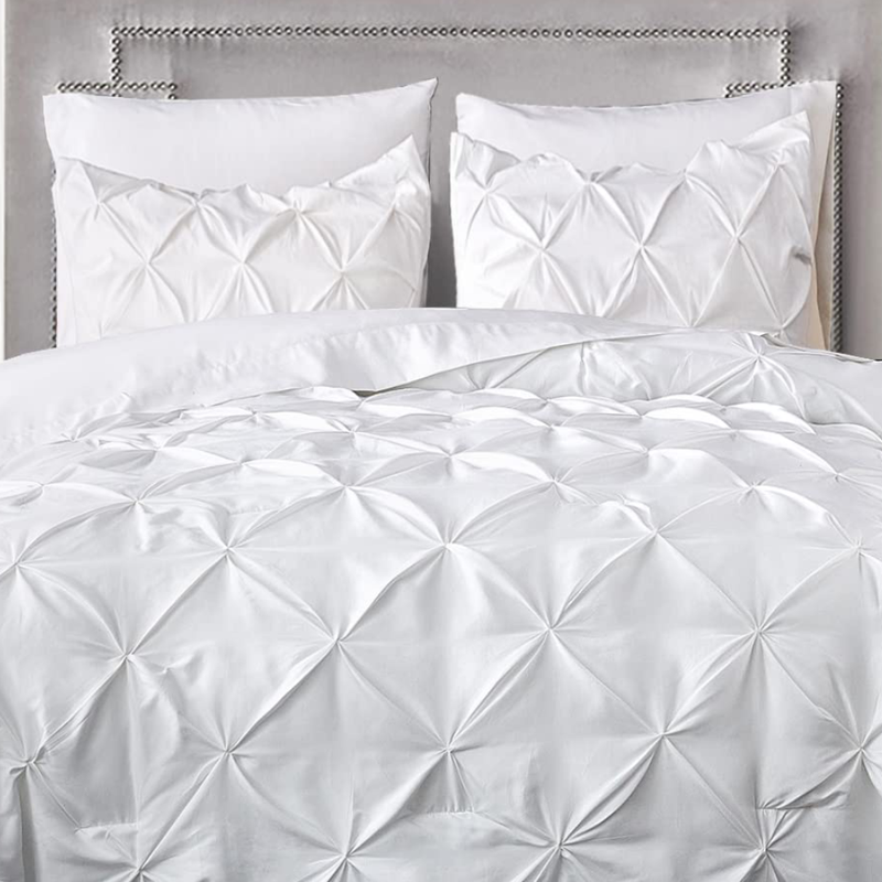 White Pinch Duvet Cover