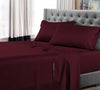 Wine microfiber sheet set