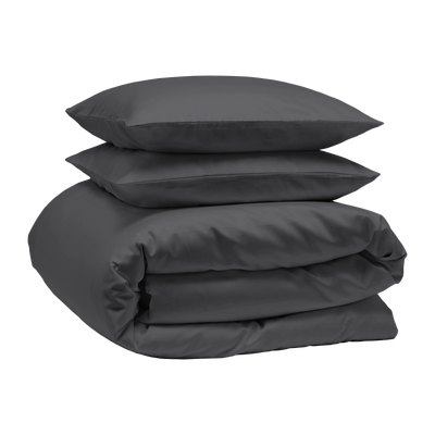 Dark Grey Duvet Cover Set