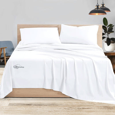 Cotton White Bed Sheet